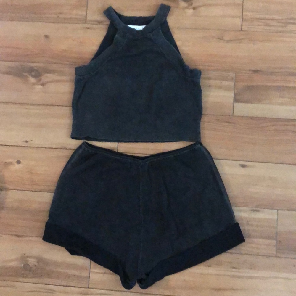Callahan knit matching short/tank set